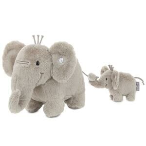 Hallmark Sweet Singing Musical Walking Elephant and Baby Plush Stuffed Animal